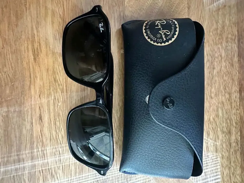 Ray-Ban RB2231F Raimond Sunglasses in Black with G-15 Green Lenses